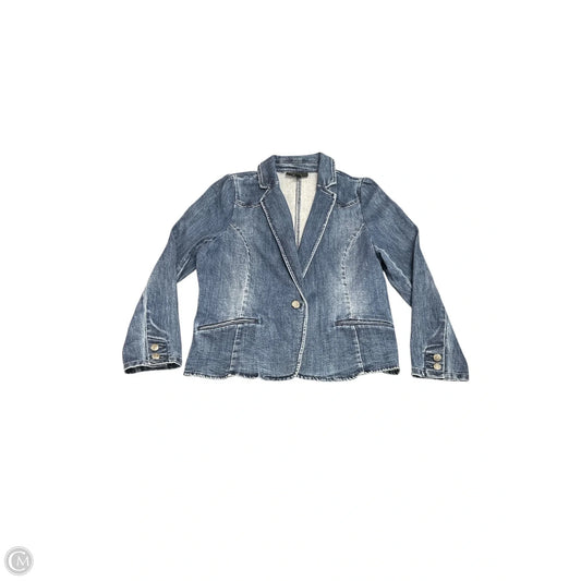 Jacket Denim By Inc In Blue Denim, Size: L