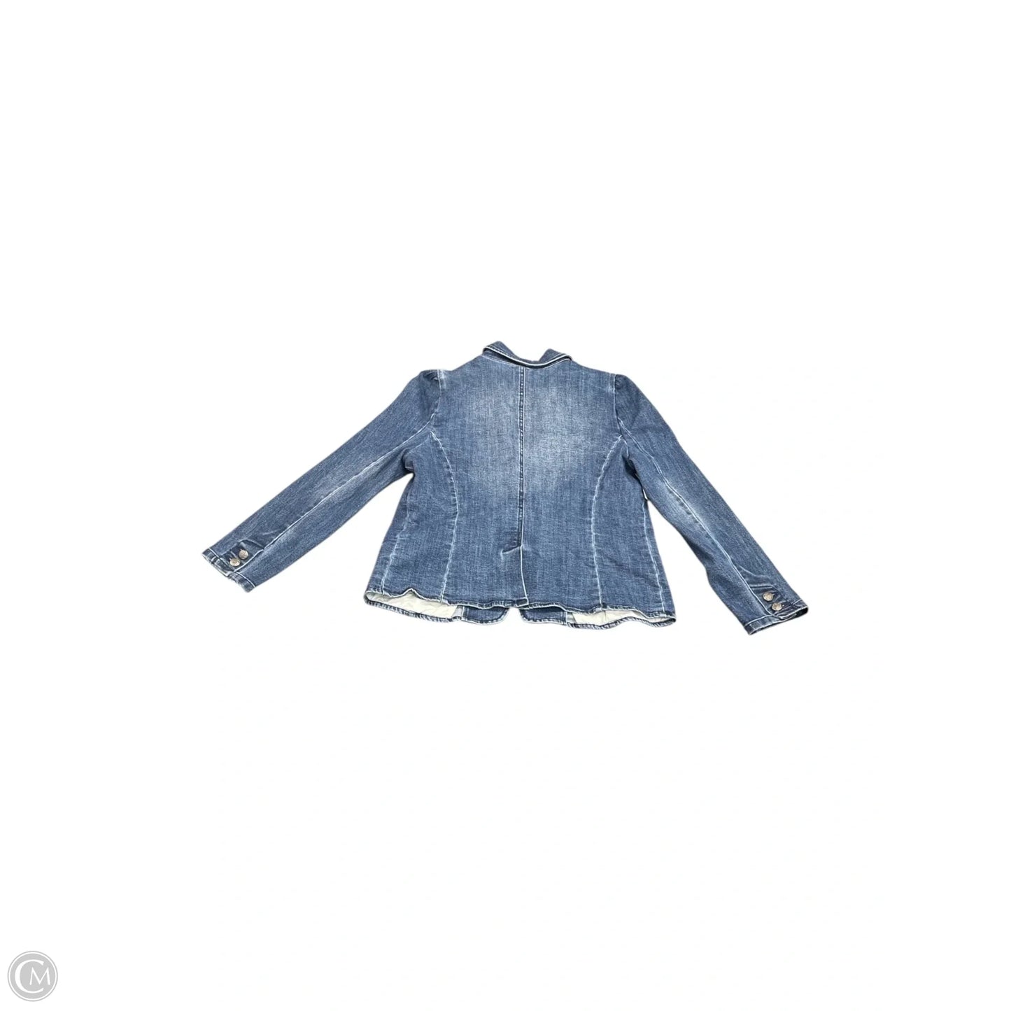 Jacket Denim By Inc In Blue Denim, Size: L
