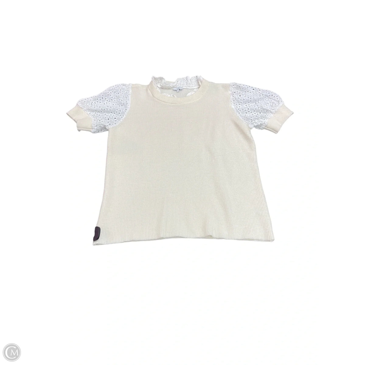 Sweater By Voy In Ivory, Size: L