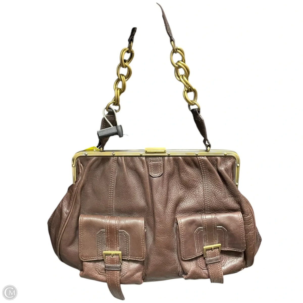 Handbag Leather By Steve Madden, Size: Large