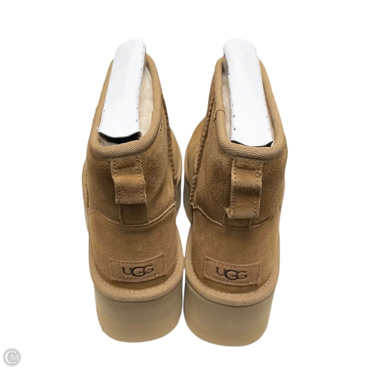 Boots Designer By Ugg In Brown, Size: 7