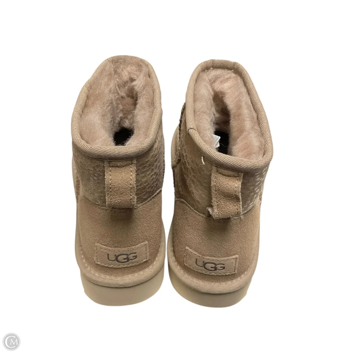 Boots Designer By Ugg In Brown, Size: 7