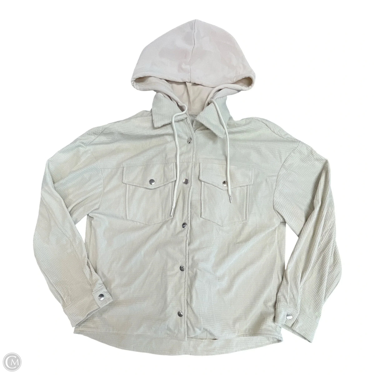 Jacket Other By Clothes Mentor In Beige, Size: L