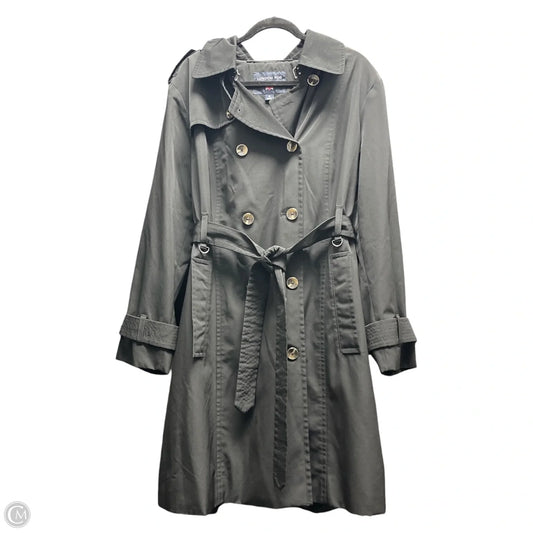 Coat Trench Coat By London Fog In Black, Size: Xl
