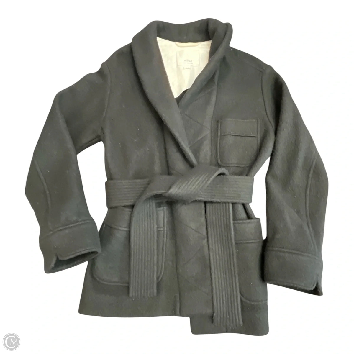 Coat Wool By Wilfred In Black, Size: Xs