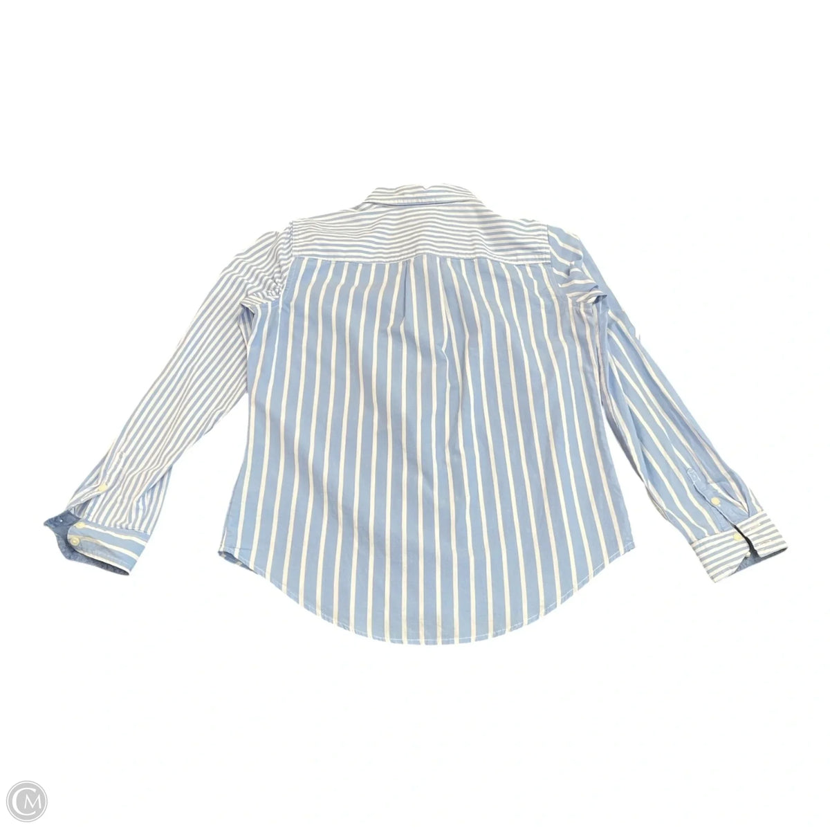 Top Long Sleeve By St Johns Bay In Striped Pattern, Size: S