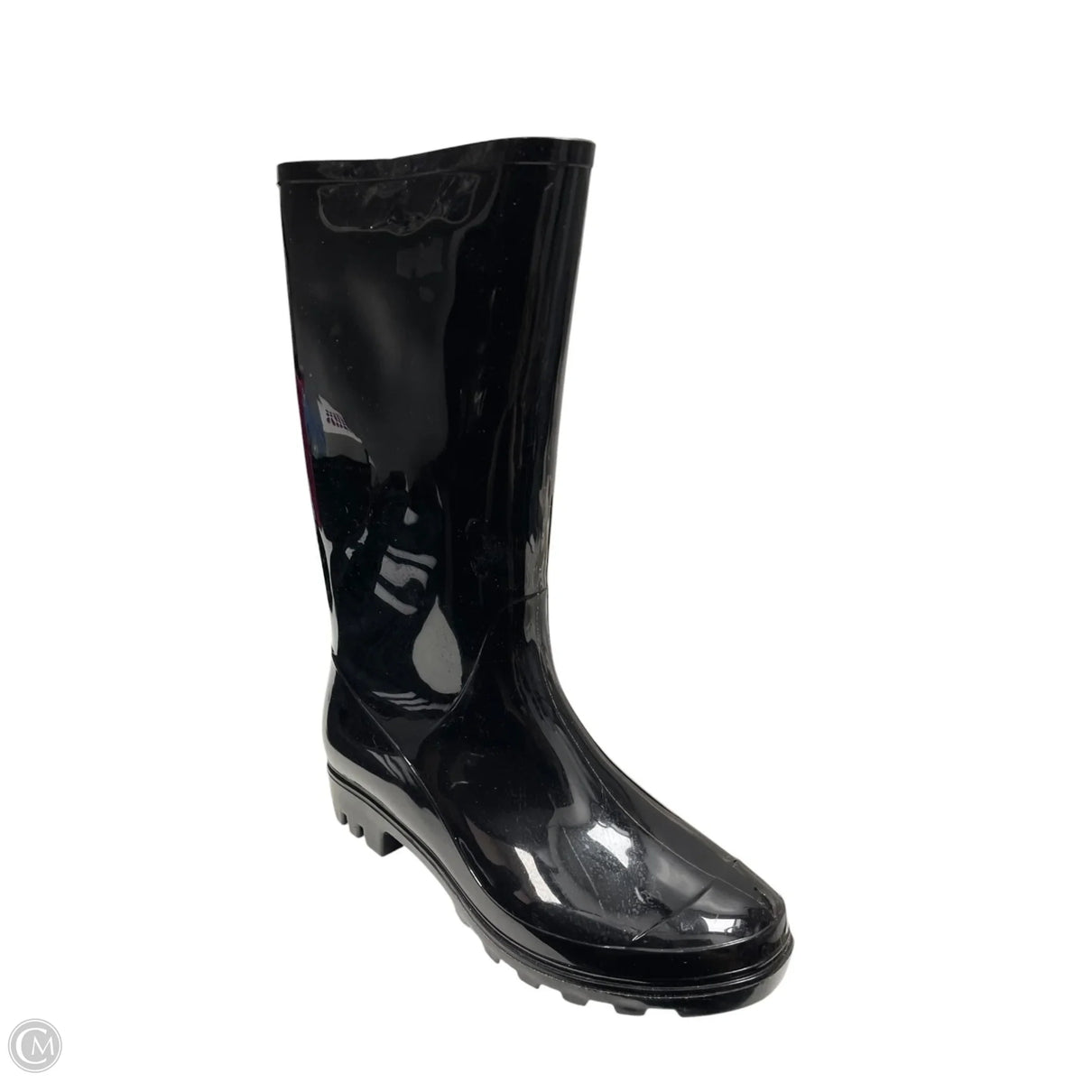 Boots Rain By Time And Tru In Black, Size: 7