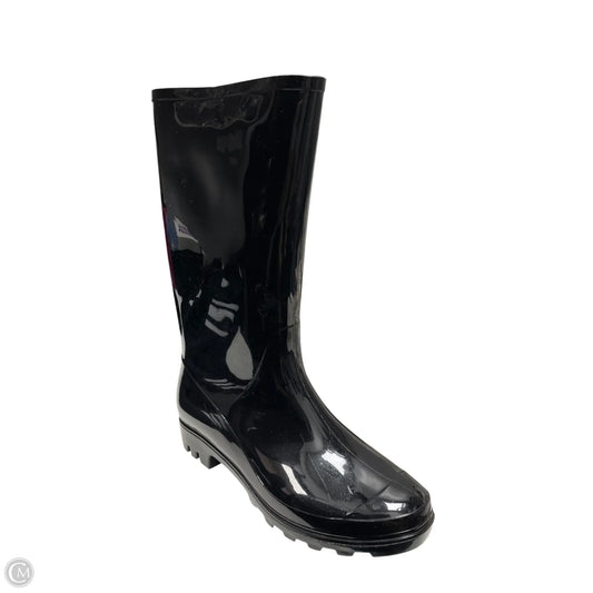 Boots Rain By Time And Tru In Black, Size: 7