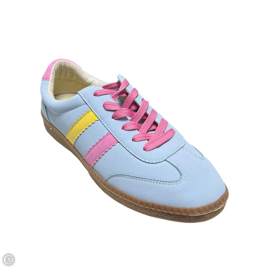 Shoes Sneakers By Corkys In Blue & Pink, Size: 10