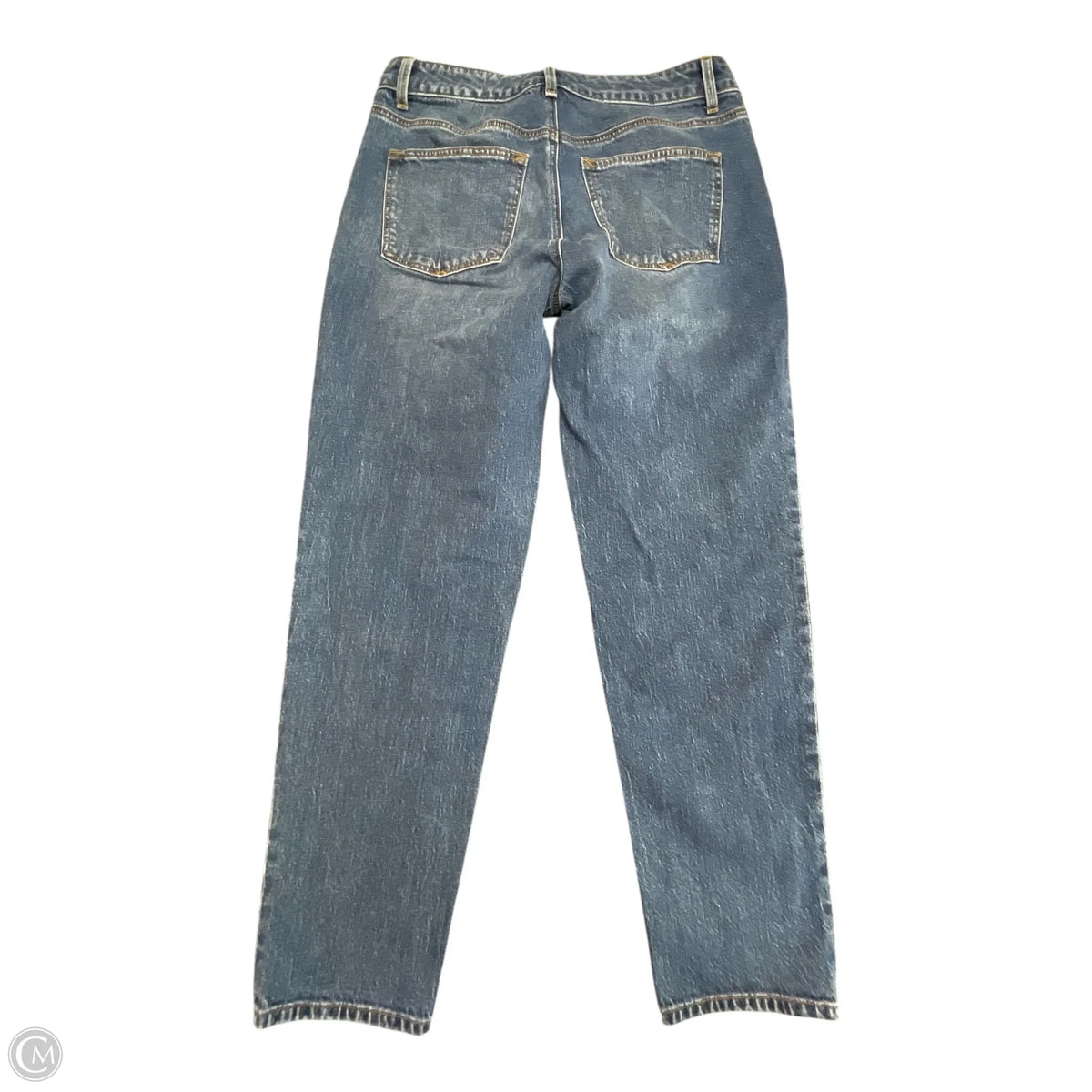 Jeans Straight By Talbots In Blue Denim, Size: 6