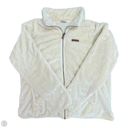 Coat Faux Fur & Sherpa By Columbia In Cream, Size: 2x