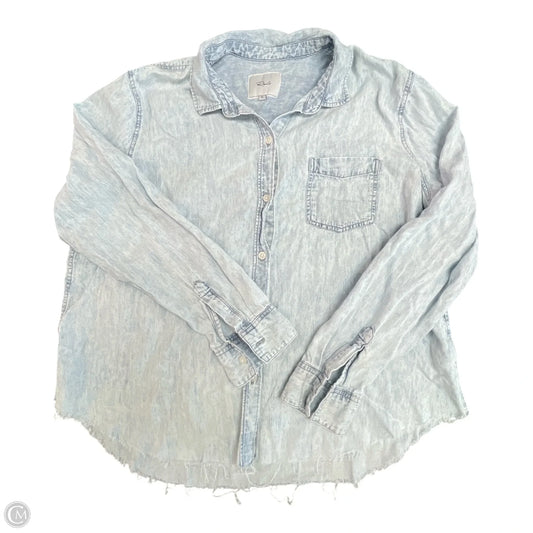 Top Long Sleeve By Rails In Blue, Size: Xl