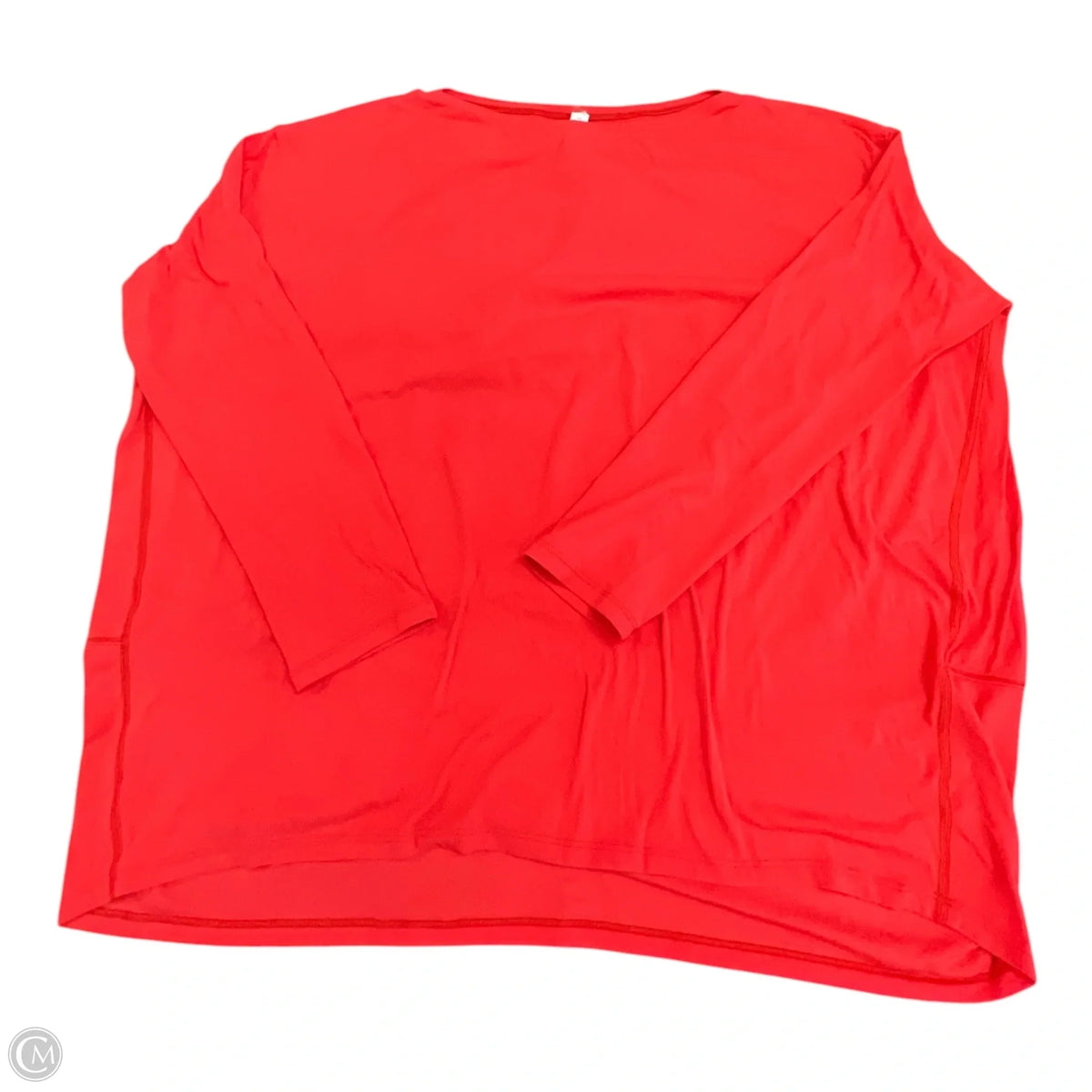 Top Long Sleeve By Lululemon In Red, Size: L