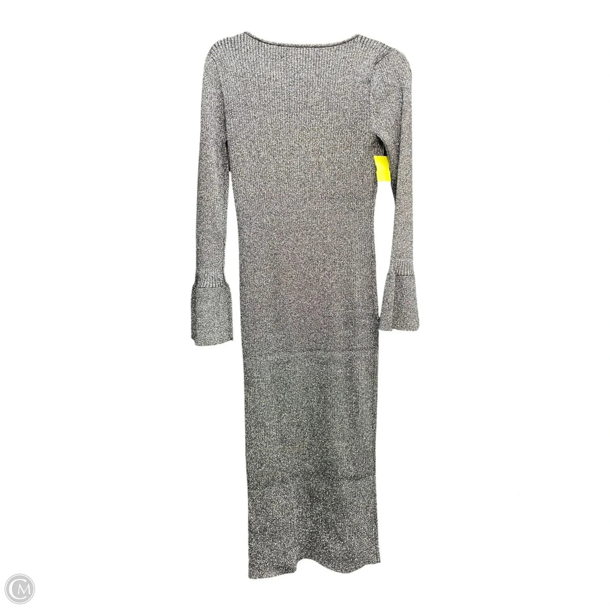 Dress Party Long By Loft In Black & Silver, Size: M