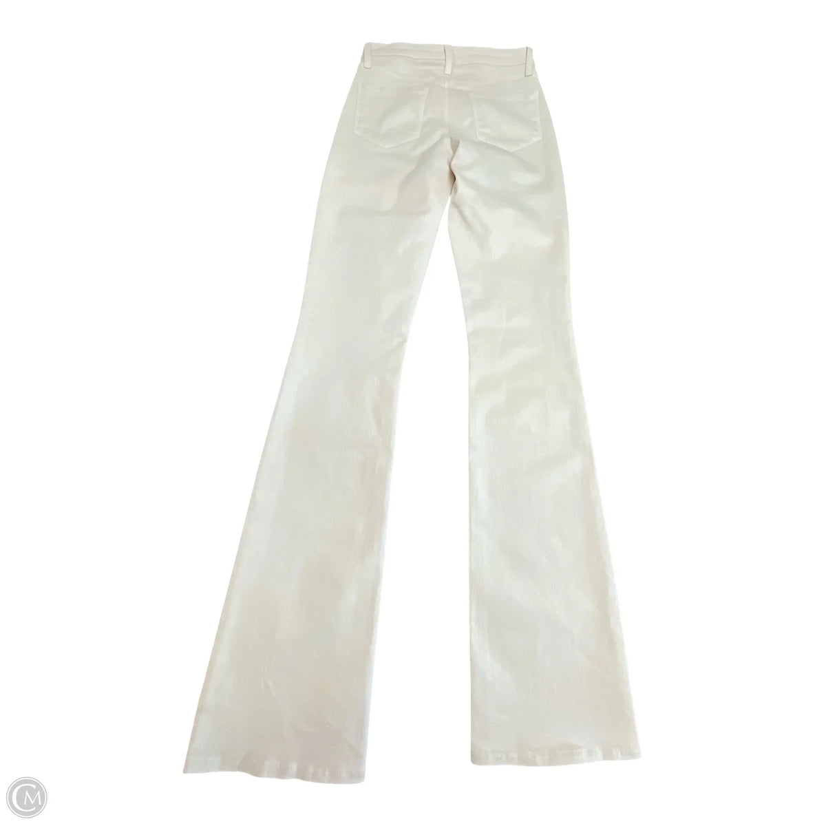 Jeans Straight By L Agence In Ivory, Size: 2