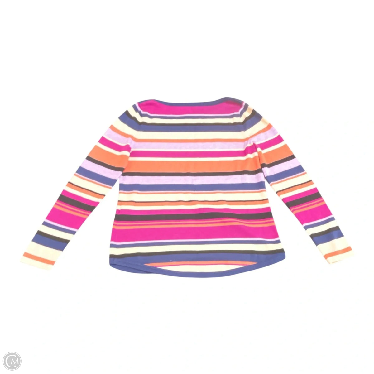 Sweater By Chicos In Striped Pattern, Size: S