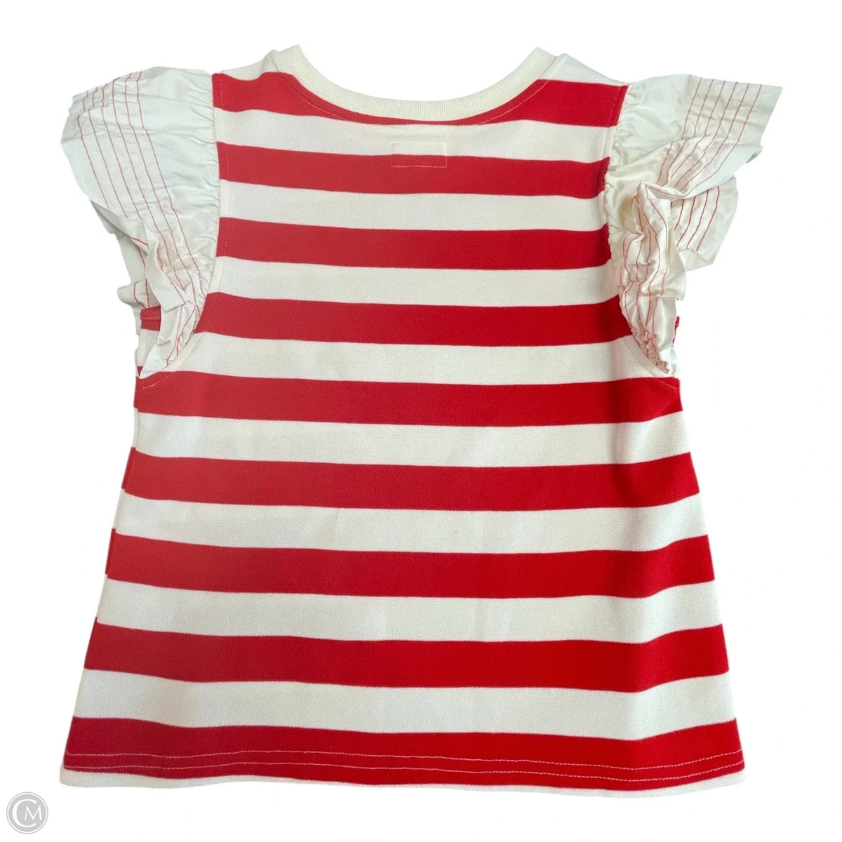 Top Short Sleeve By Umgee In Striped Pattern, Size: S