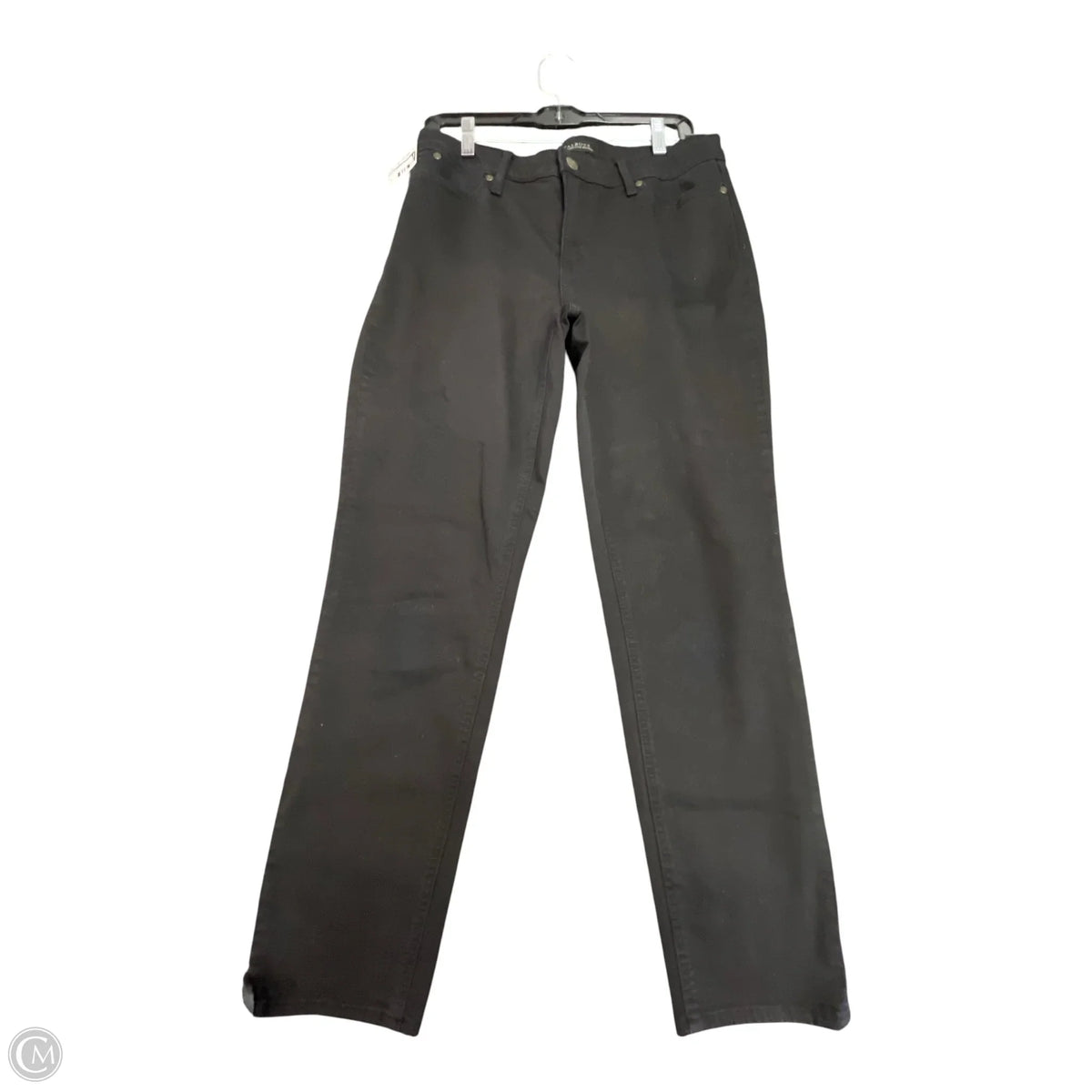 Jeans Straight By Talbots In Black, Size: 8