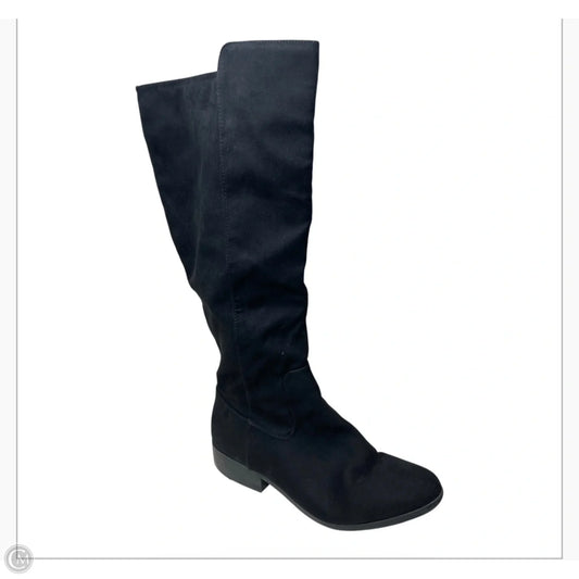 Boots Knee Heels By Style And Company In Black, Size: 12