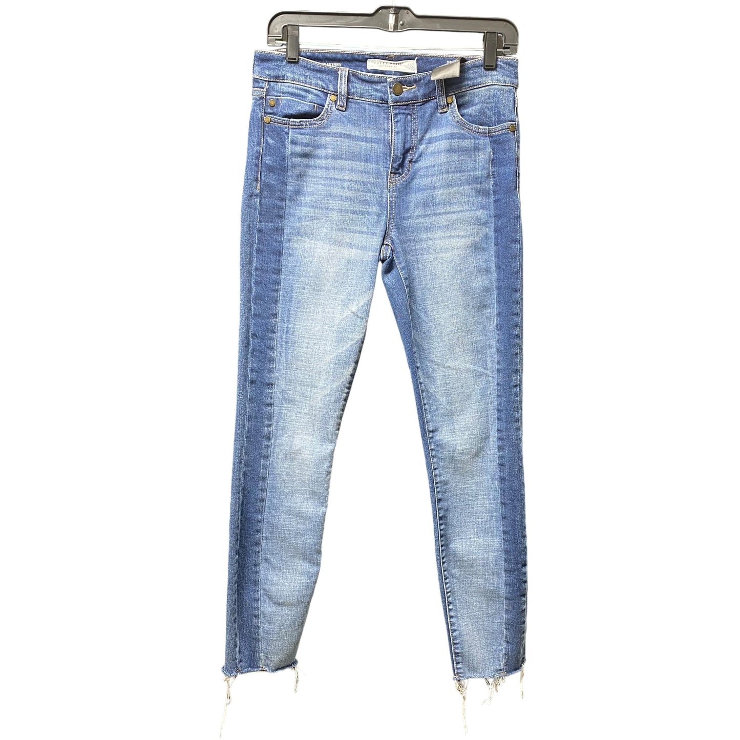 Jeans Straight By Liverpool In Blue Denim, Size: 4