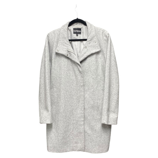 Coat Other By Express In Grey, Size: L