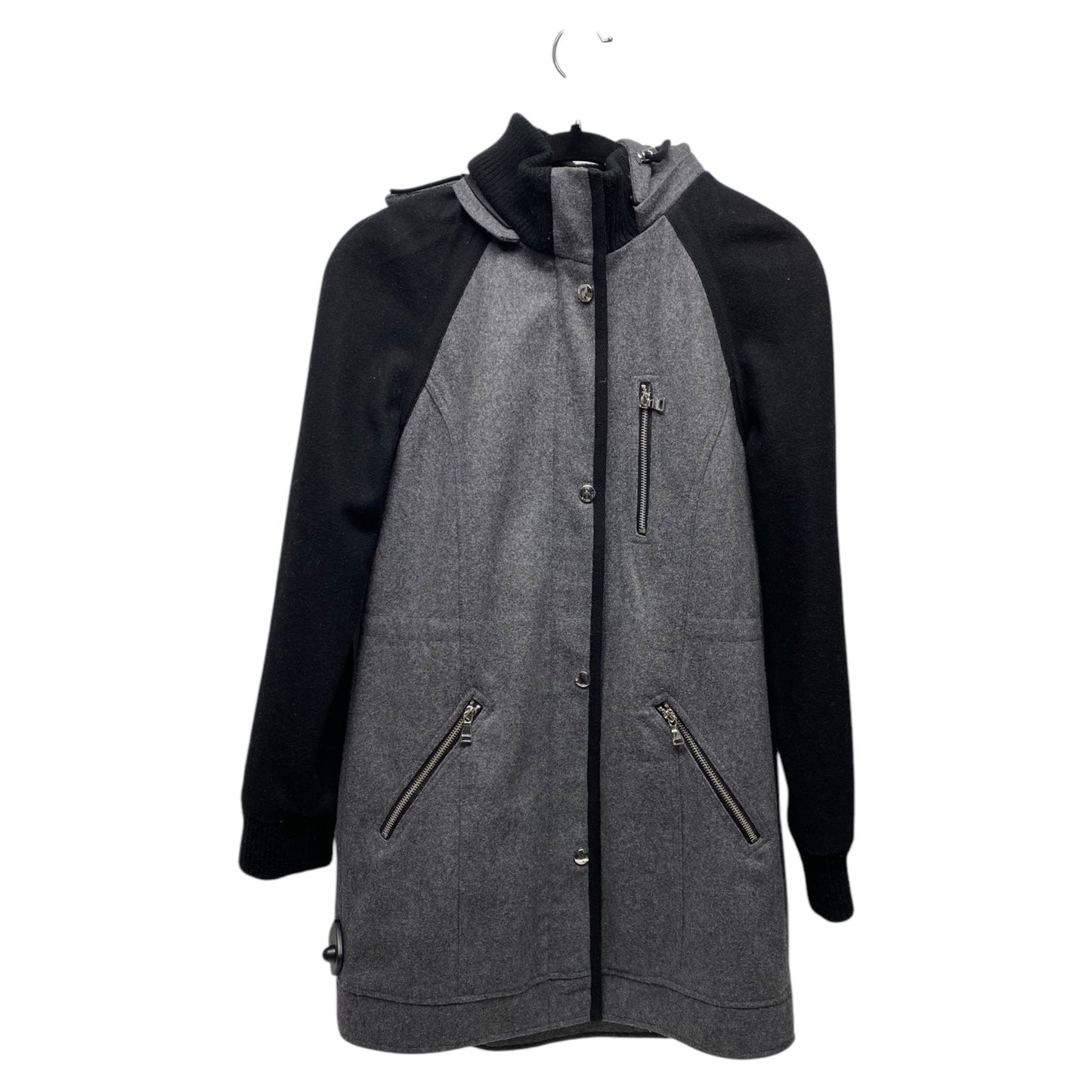 Coat Other By Express In Black & Grey, Size: S