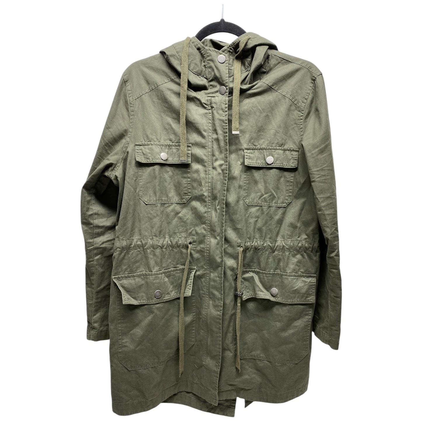 Jacket Utility By Love Tree In Green, Size: M