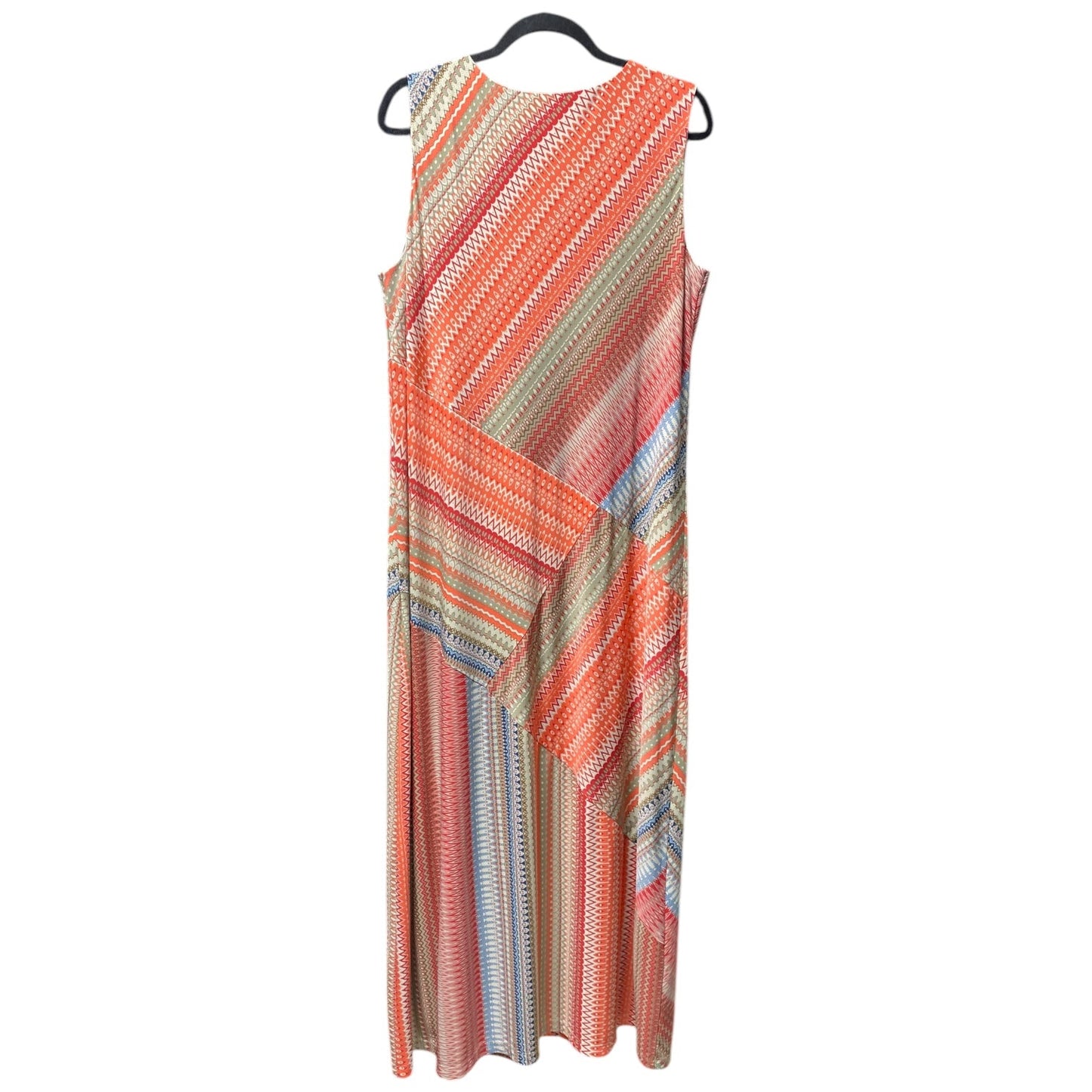 Dress Casual Maxi By Chicos In Coral, Size: Xl