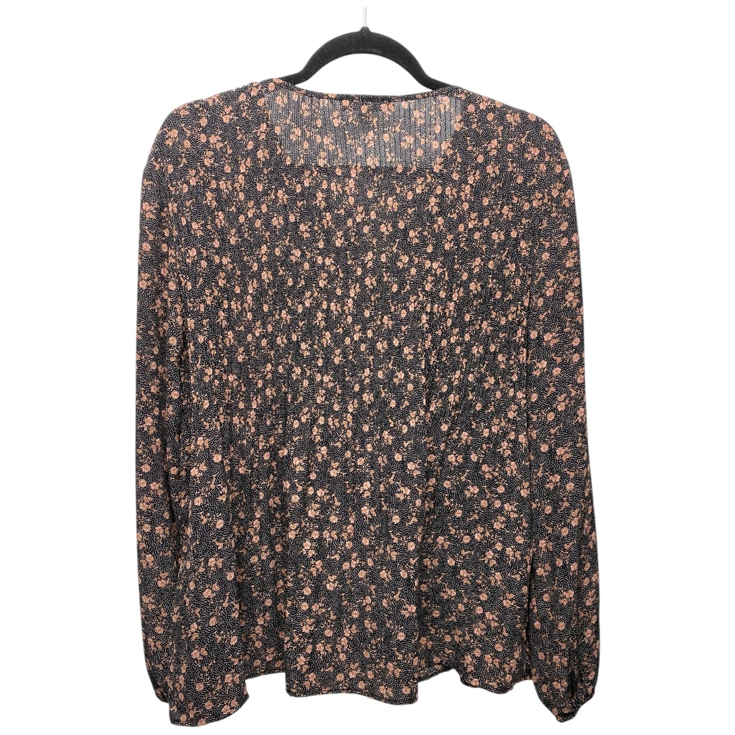 Top Long Sleeve By Dr2 In Floral Print, Size: M