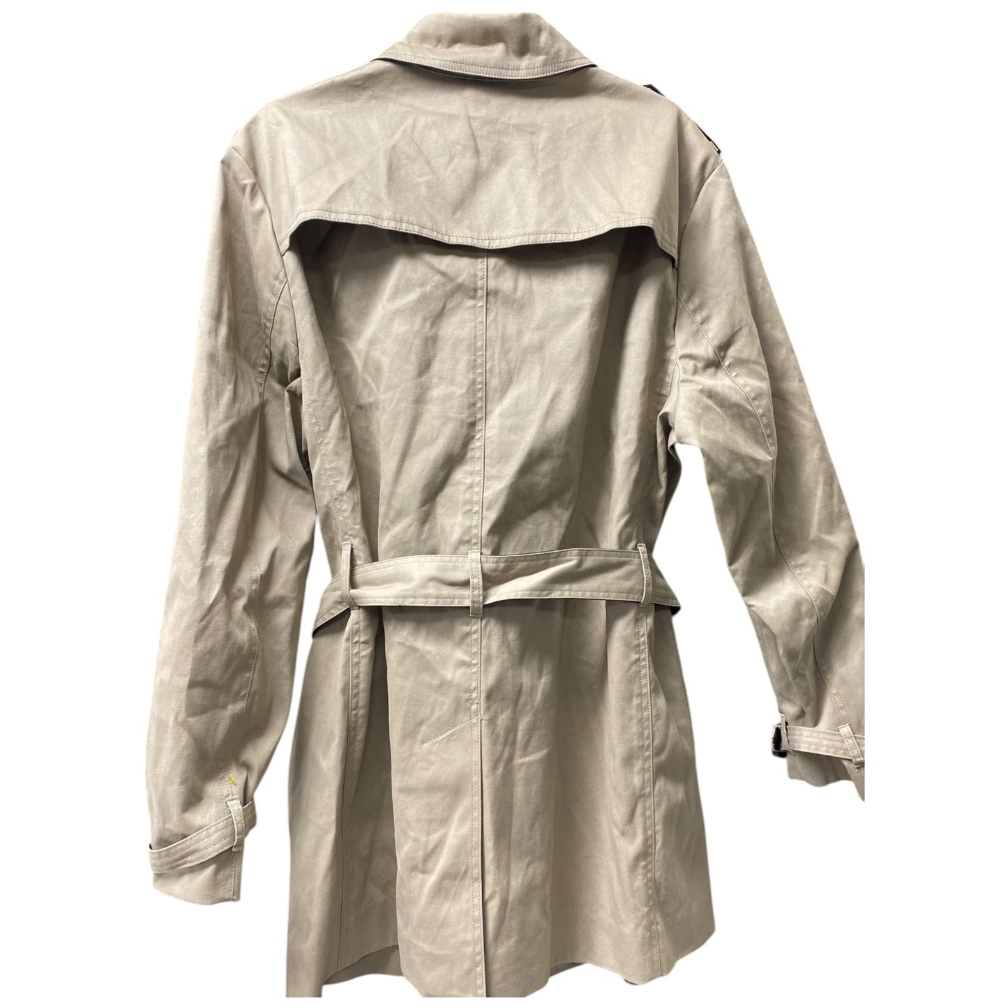 Coat Trench Coat By Target-designer In Tan, Size: L