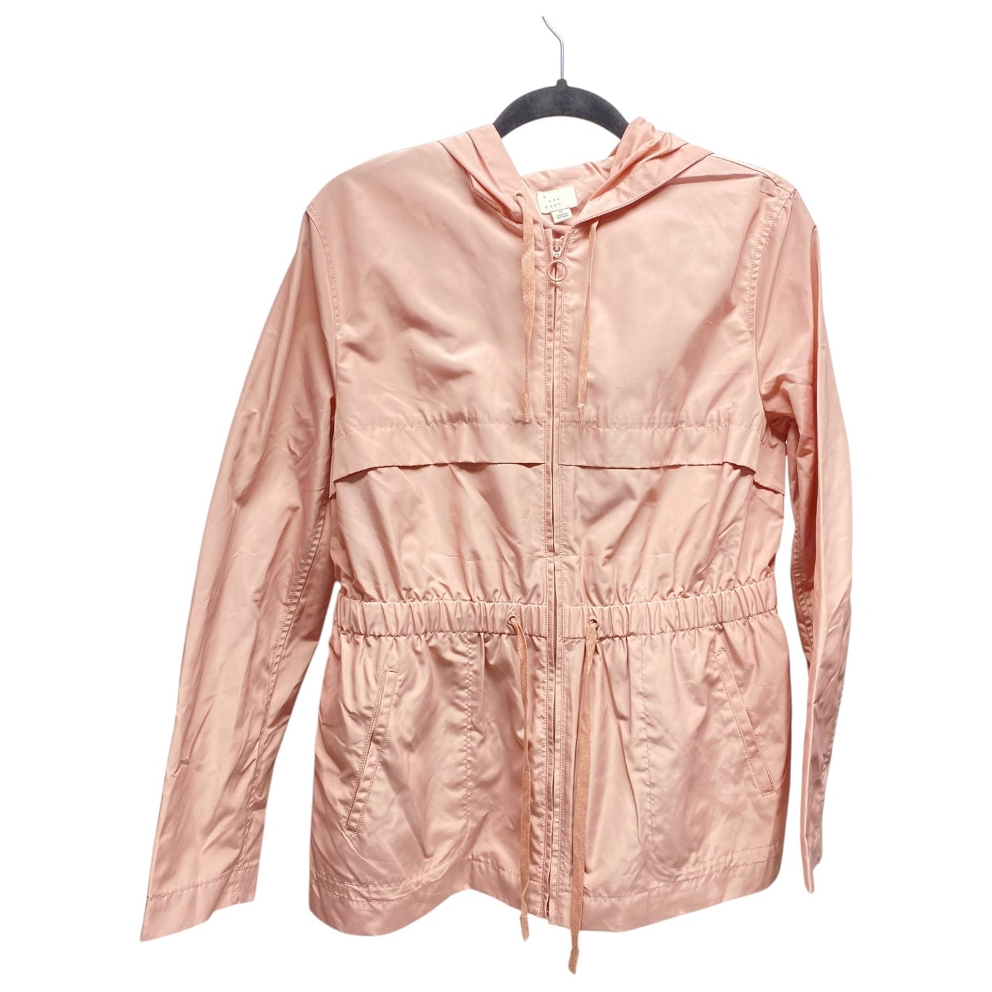 Coat Raincoat By A New Day In Pink, Size: M