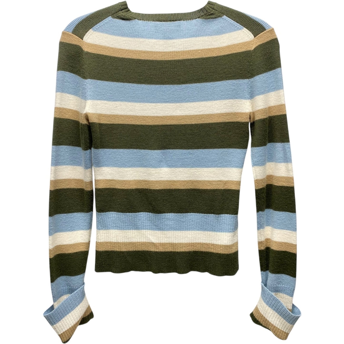 Sweater By Ann Taylor In Striped Pattern, Size: Xs