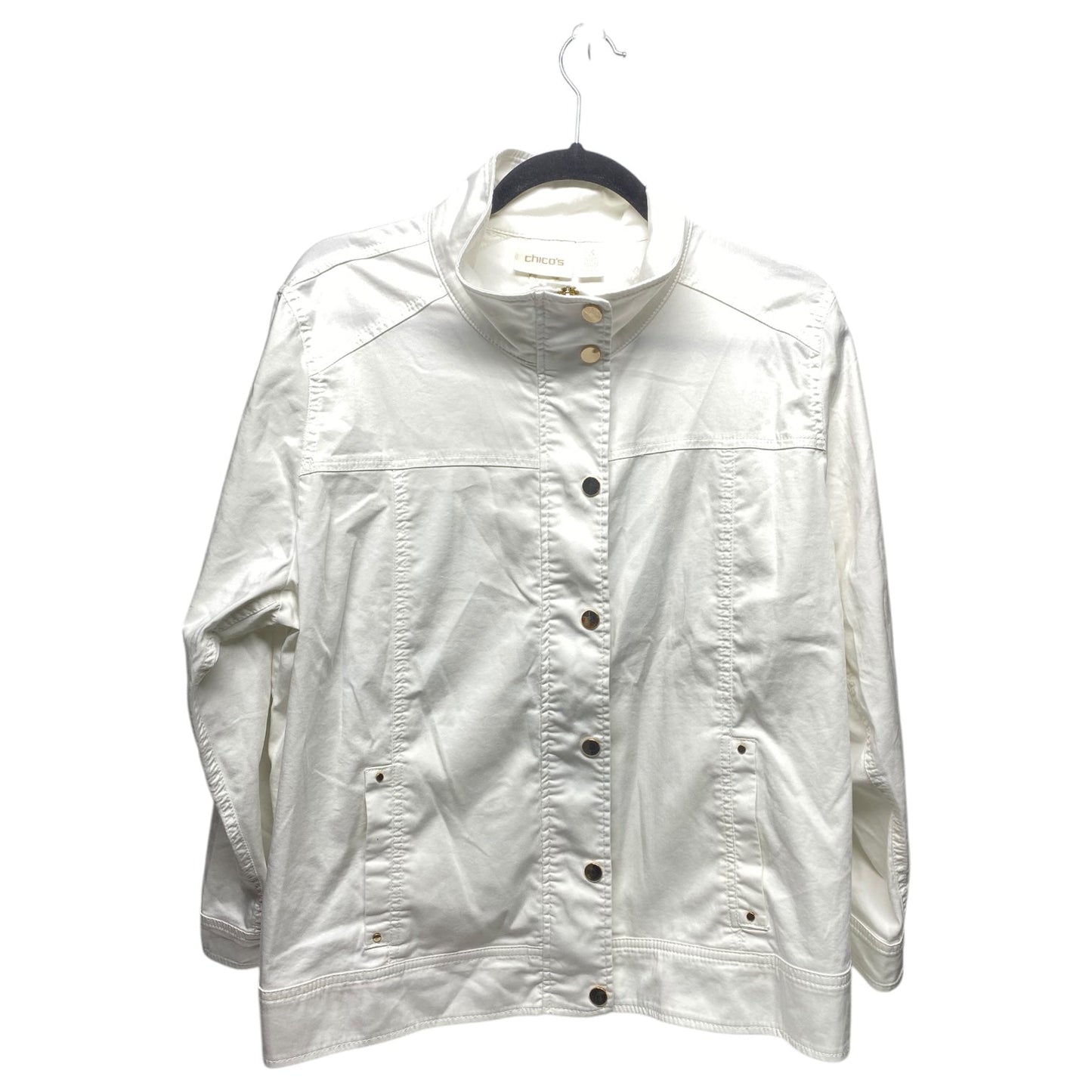 Jacket Other By Chicos In White, Size: Xl