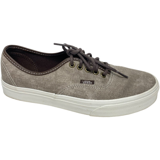 Shoes Sneakers By Vans In Brown, Size: 8