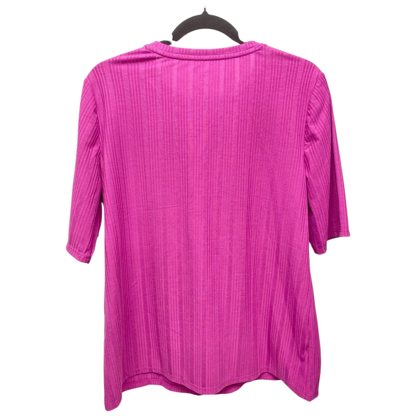 Top Short Sleeve By Nine West In Pink, Size: L