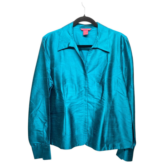 Top 3/4 Sleeve By Sunny Leigh In Teal, Size: Xl