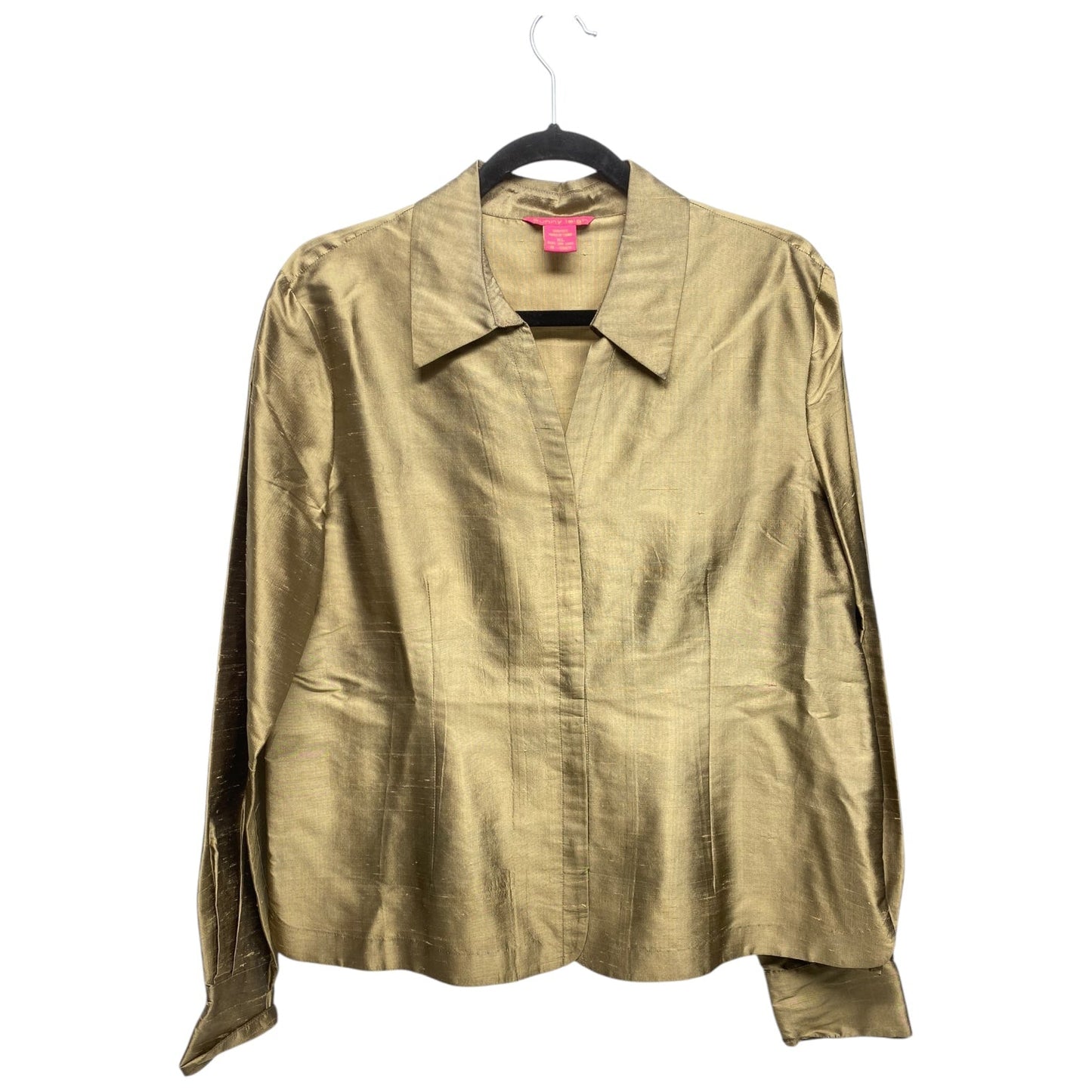 Top 3/4 Sleeve By Sunny Leigh In Gold, Size: Xl