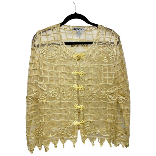 Jacket Other By Clothes Mentor In Gold, Size: Xl