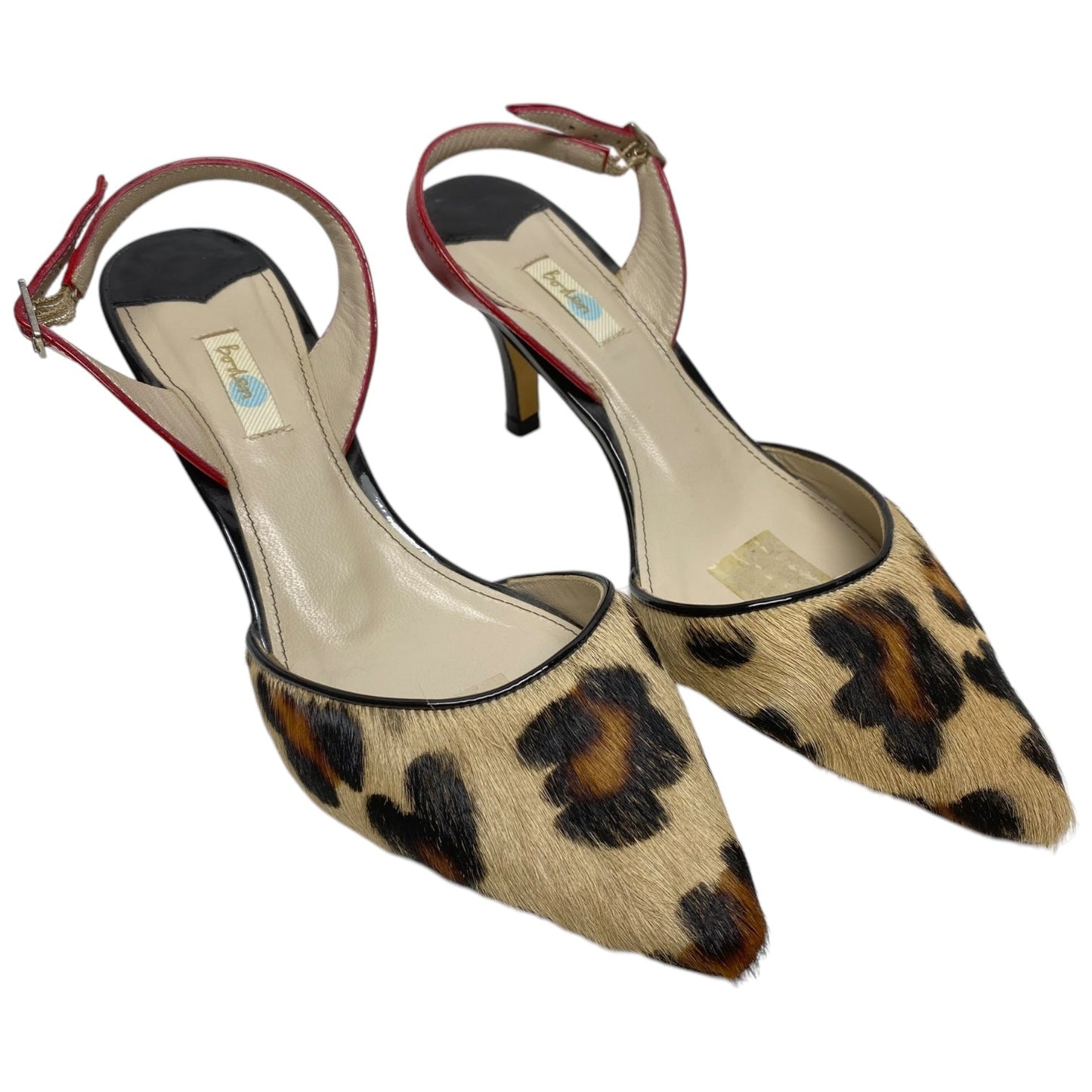 Shoes Heels Kitten By Boden In Animal Print, Size: 6.5