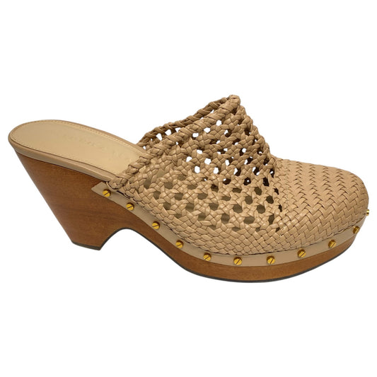 Shoes Heels Block By Veronica Beard In Tan, Size: 8.5