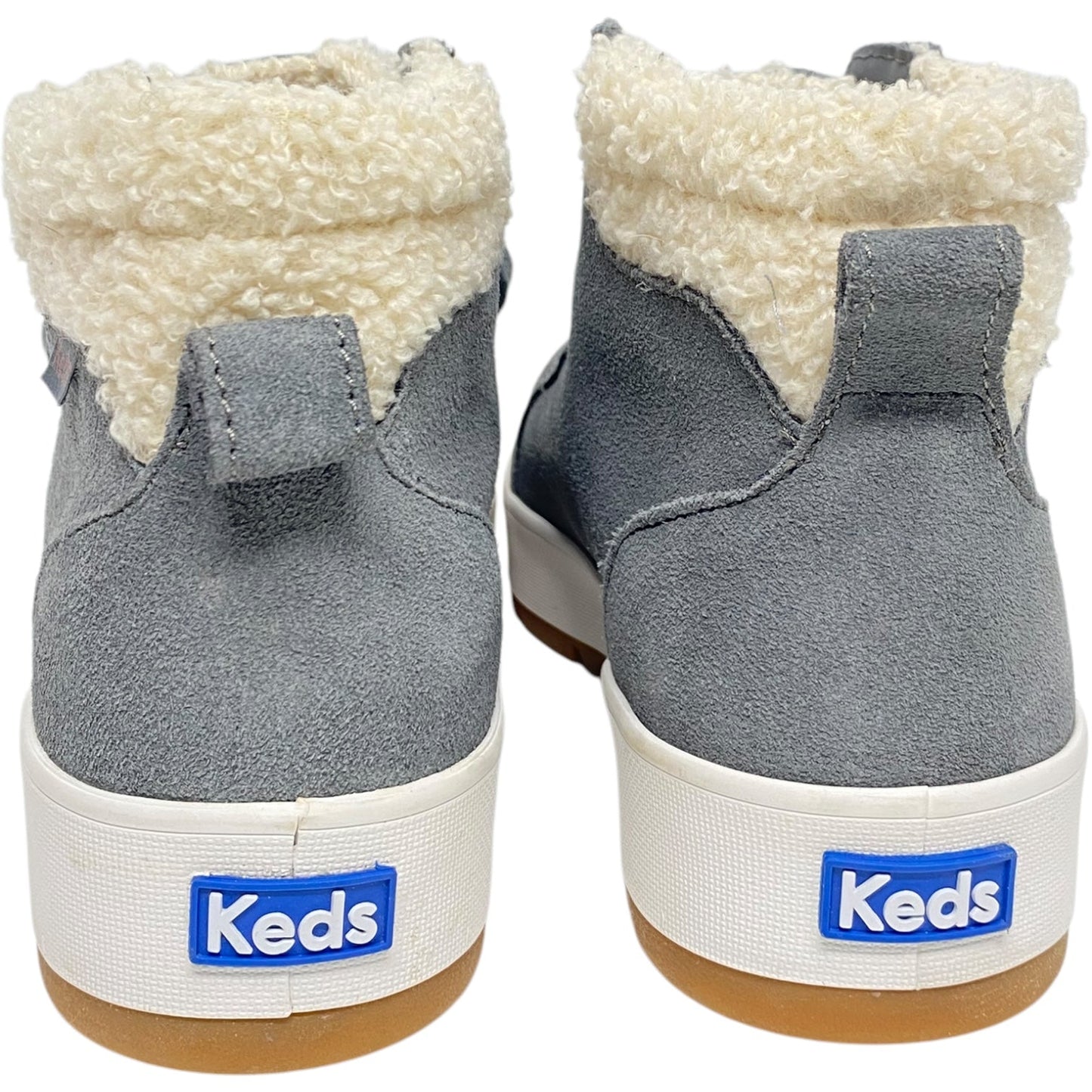 Boots Ankle Flats By Keds In Grey, Size: 7.5