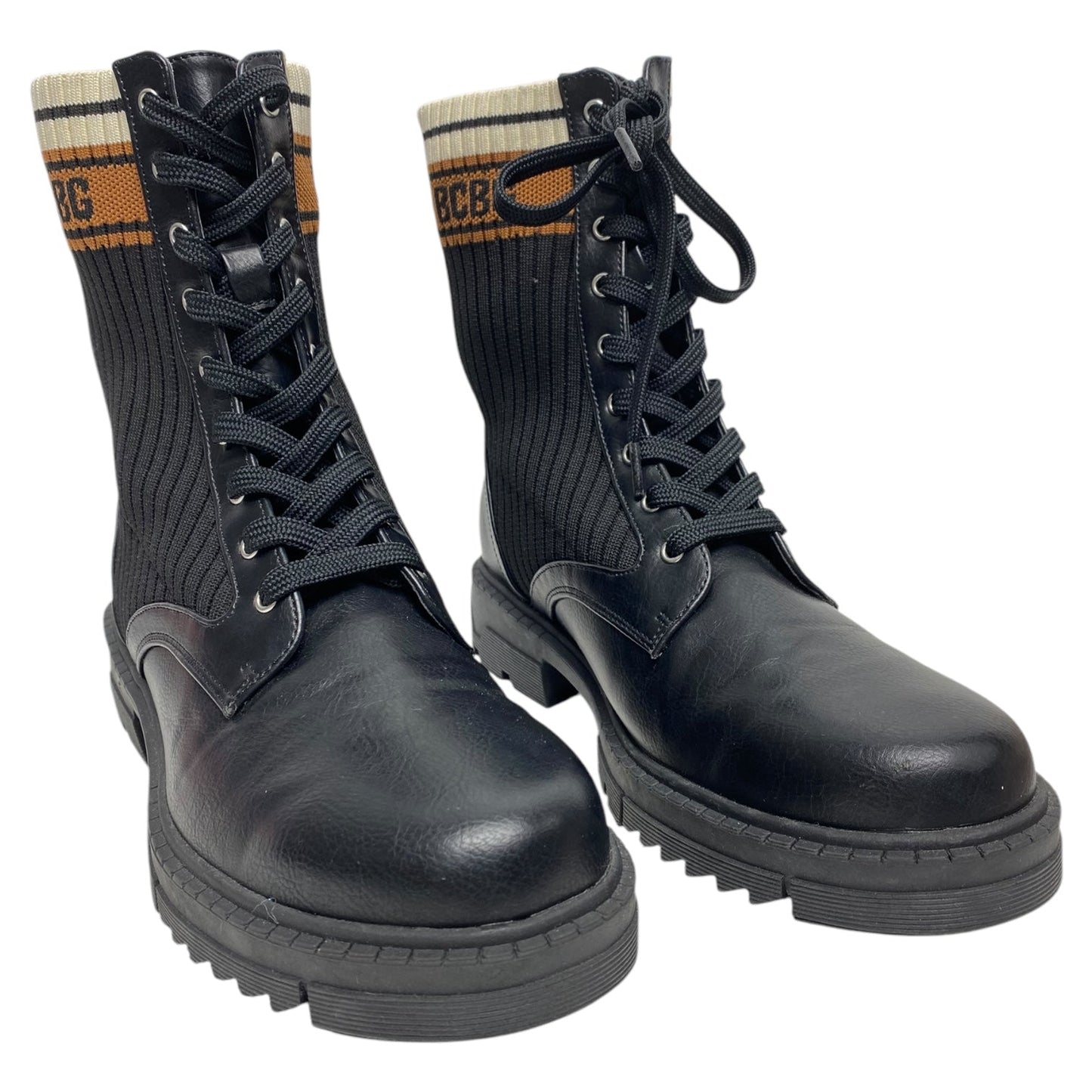 Boots Combat By Bcbgeneration In Black & Brown, Size: 9