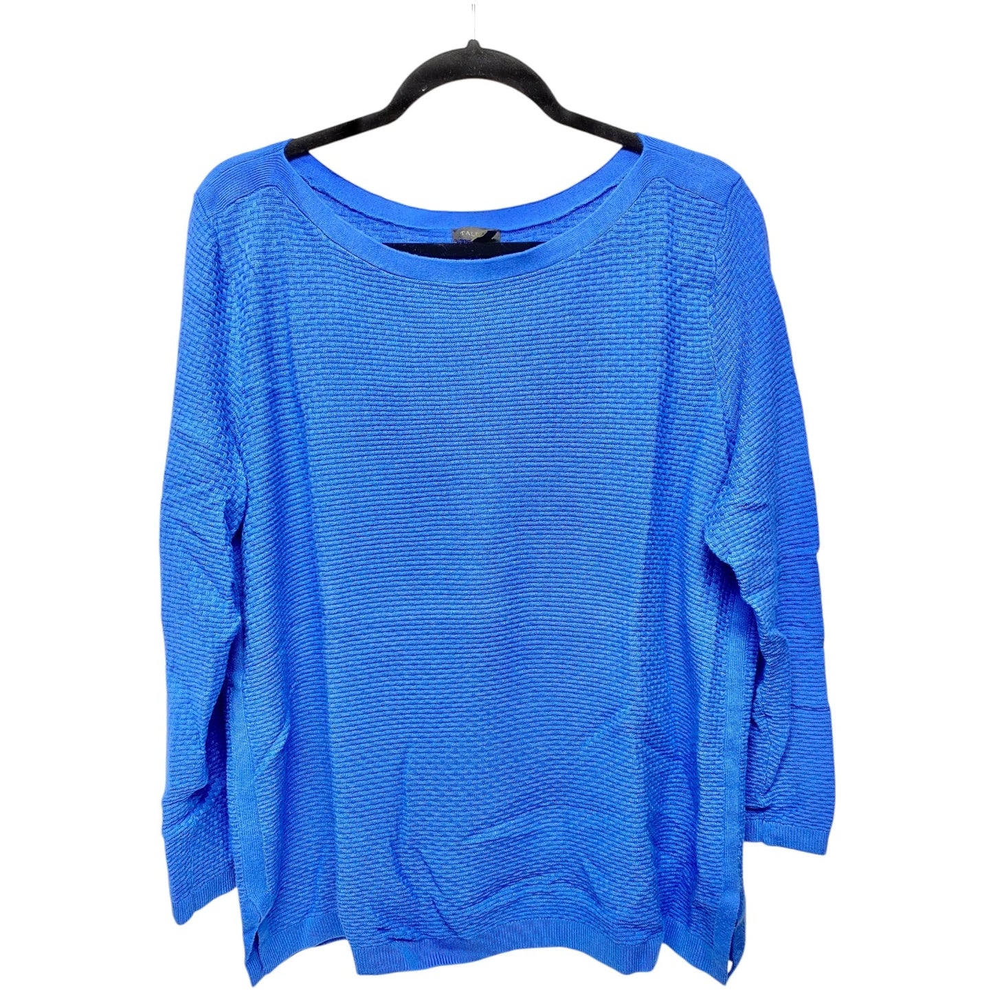 Top 3/4 Sleeve By Talbots In Blue, Size: Xl