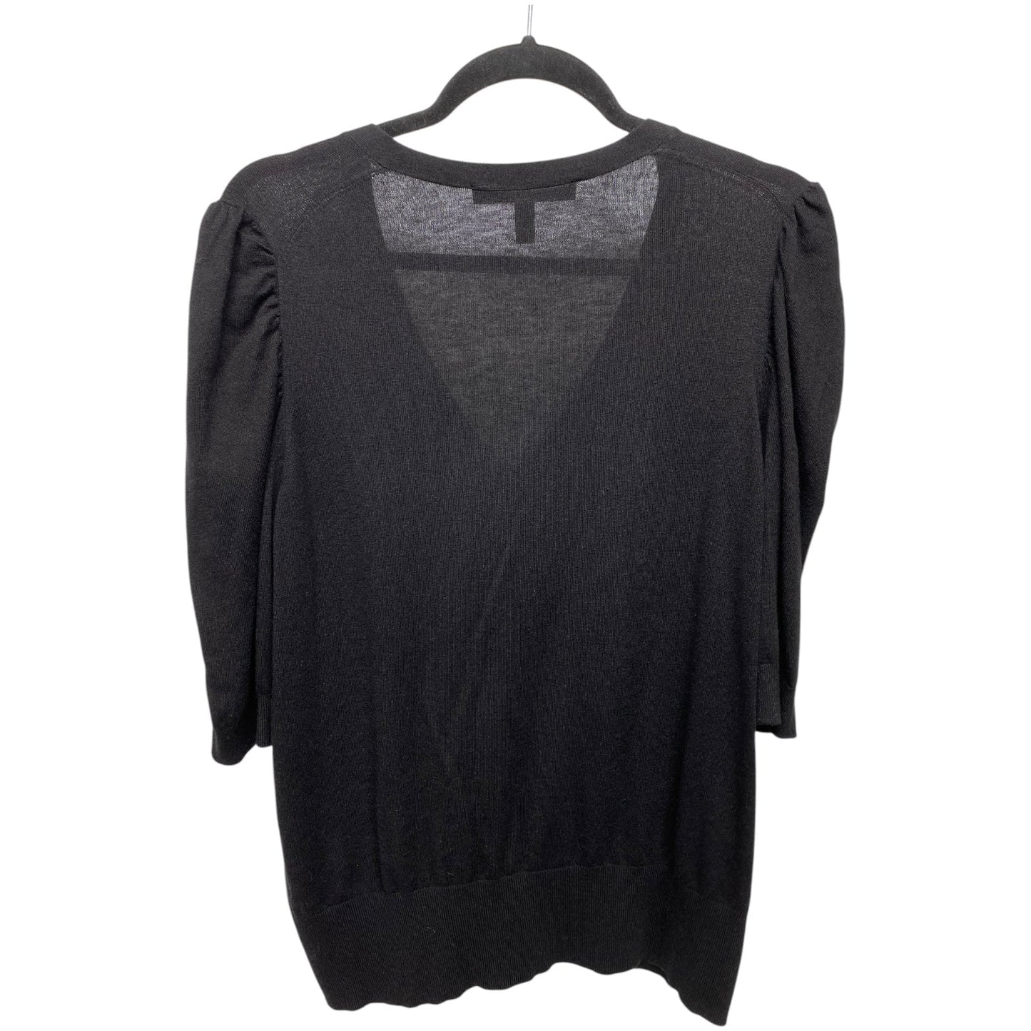 Sweater Short Sleeve By White House Black Market In Black, Size: Xl