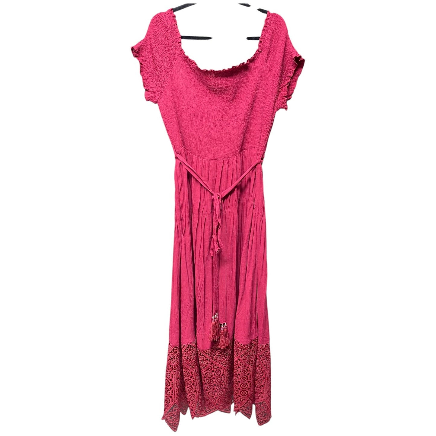 Dress Casual Maxi By City Chic In Maroon, Size: L