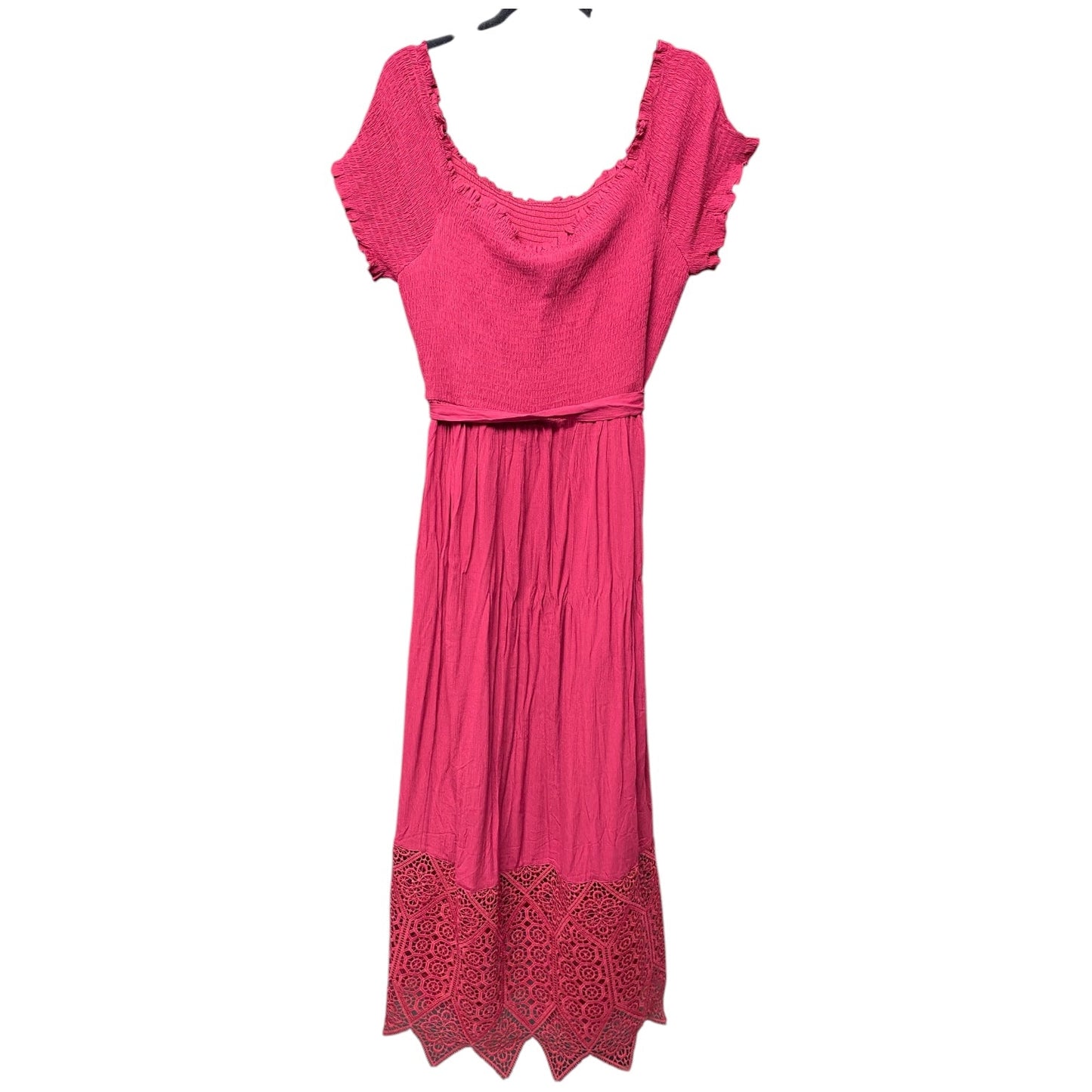 Dress Casual Maxi By City Chic In Maroon, Size: L