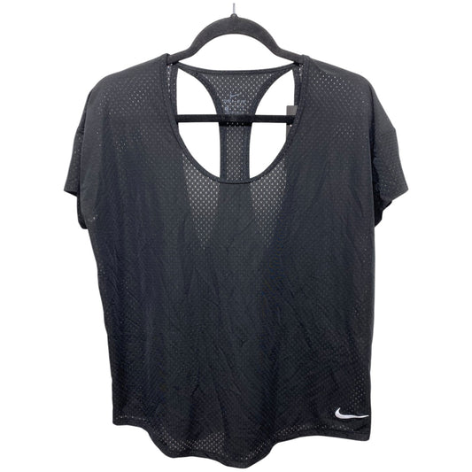 Top Short Sleeve By Nike Apparel In Black, Size: L