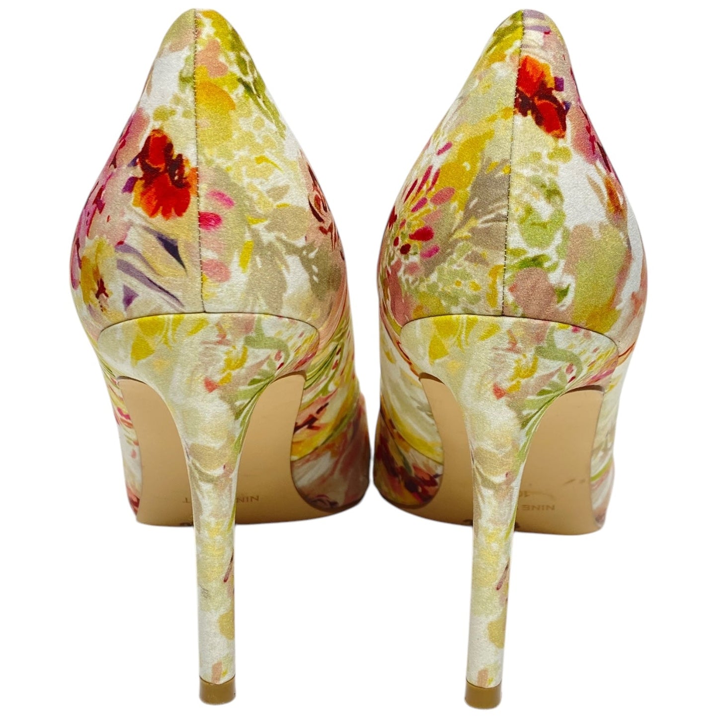 Shoes Heels Stiletto By Nine West In Floral Print, Size: 10