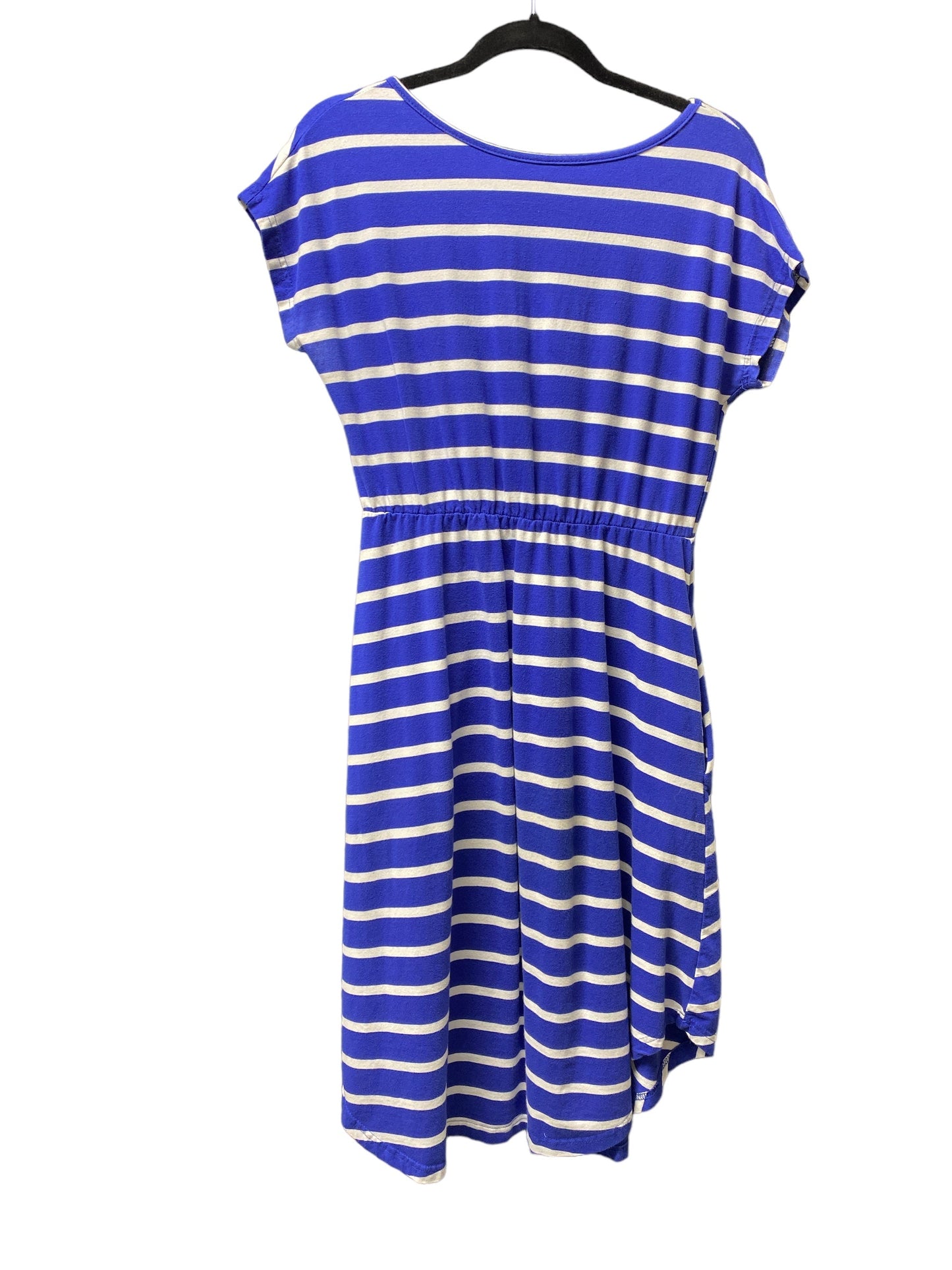 Striped Pattern Dress Casual Short Clothes Mentor, Size S