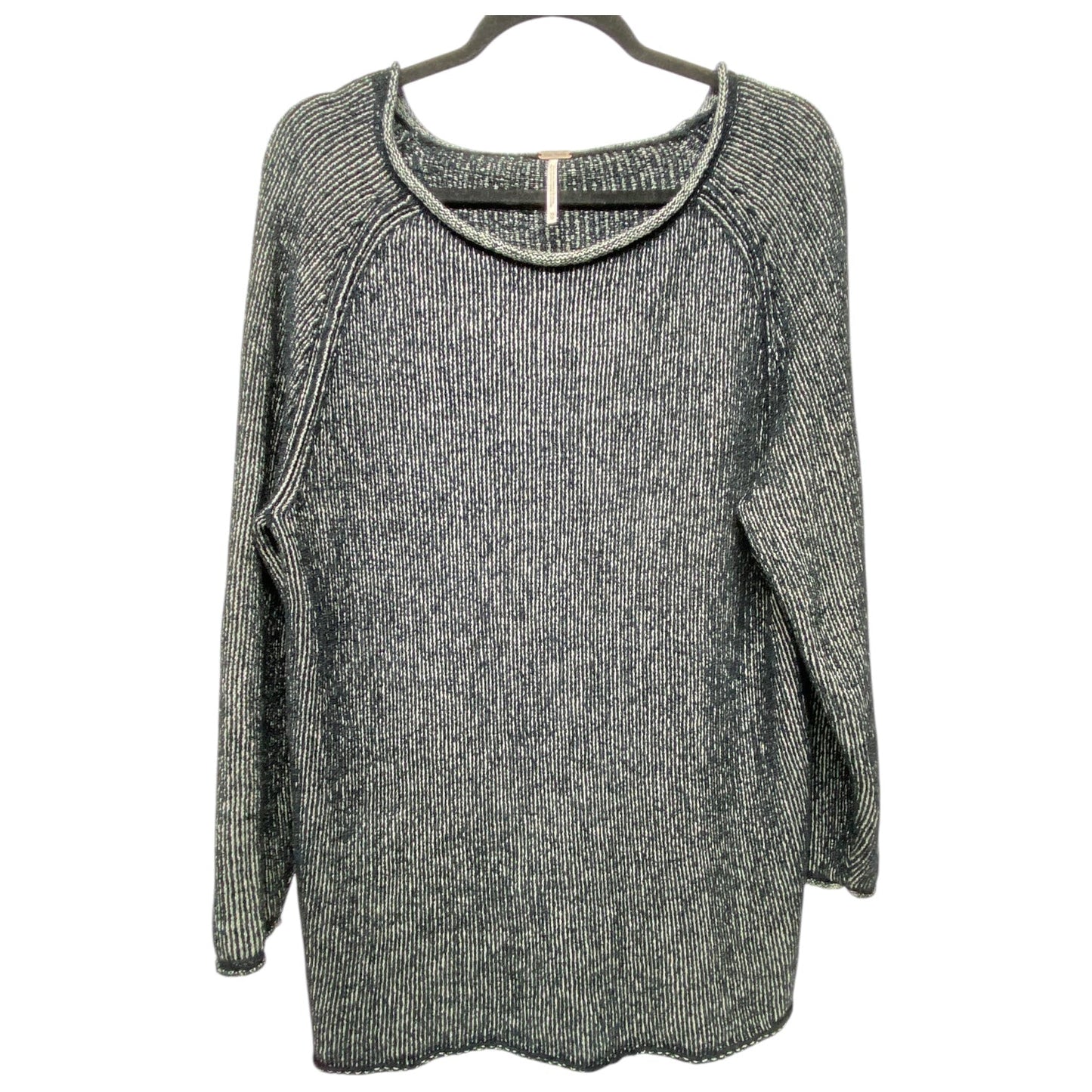 Sweater By Free People In Black & White, Size: Xs